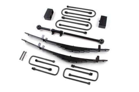 00-05 Ford Excursion 4 Inch Leaf Spring Lift Kit No Shocks Zone Offroad