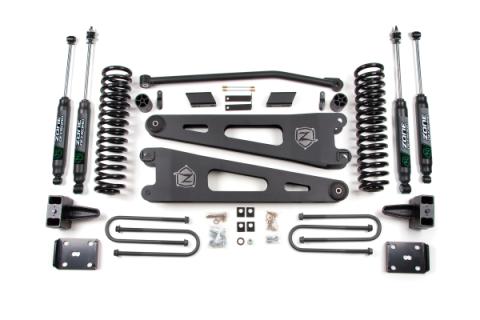 11-16 Ford F-250/F-350 Super Duty 4 Inch Radius Arm Lift Kit Gas With Nitro Shocks Zone Offroad