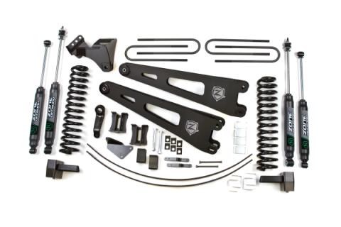 05-07 Ford F-250/F-350 Super Duty 6 Inch Lift Kit Diesel With Nitro Shocks Zone Offroad