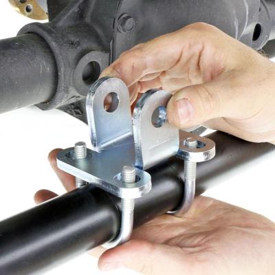 Currectlync Steering System 07-18 Wrangler JK w/Flipped Drag Link 1 1/2 Inch Diameter Tube Tie Rod/Forged Drag Link/Forged Tie Rod Ends Premium Jam Nuts And Adjuster RockJock 4x4