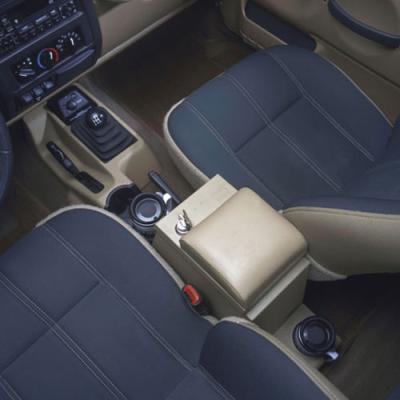 Series II Center Console - 97-06 Wrangler TJ w/o Factory Console Rear Half Black Tuffy Security Products