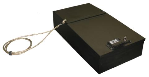Tactical Lockbox Universal 36 x 20 x 9 Inch Width Orientation Black Tuffy Security Products