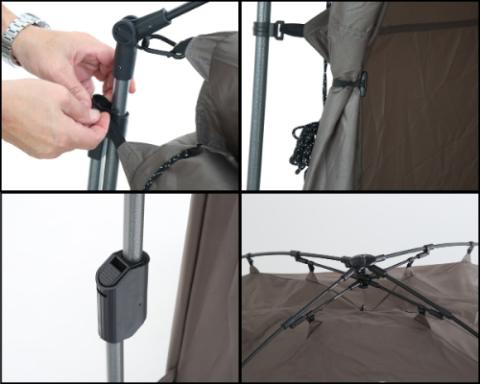 OVS Instant Portable Pop Up Shower Tent With Storage Bag Overland Vehicle Systems