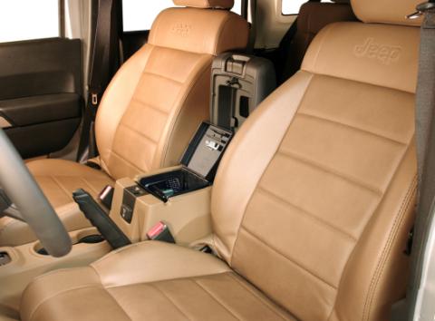 Console Safe - 11-18 Wrangler JK w/ Factory Console Black Tuffy Security Products