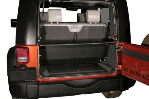 Standard Cargo Enclosure - 07-10 Wrangler JK Black Tuffy Security Products