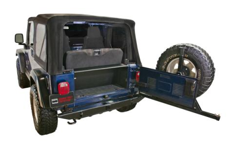 Standard Cargo Enclosure - 97-06 Wrangler TJ Black Tuffy Security Products