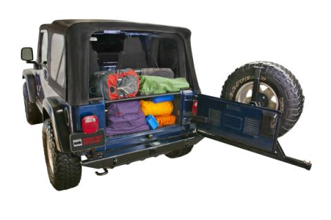 Standard Cargo Enclosure - 97-06 Wrangler TJ Black Tuffy Security Products