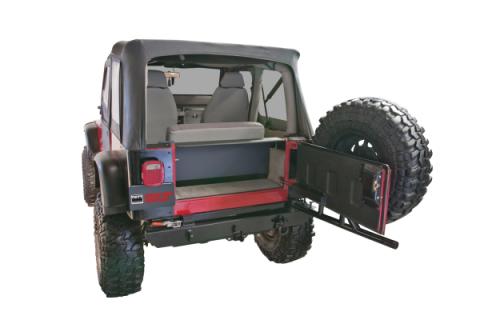 Standard Cargo Enclosure - 87-95 Wrangler YJ Black Tuffy Security Products