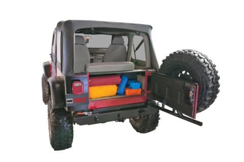 Standard Cargo Enclosure - 87-95 Wrangler YJ Black Tuffy Security Products