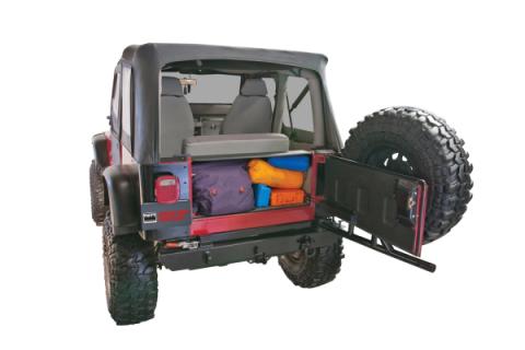 Standard Cargo Enclosure - 87-95 Wrangler YJ Black Tuffy Security Products
