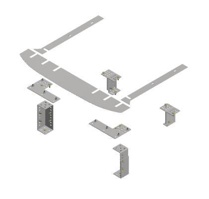 Mounting Kit For Tactical Security Drawer - 13-19 Explorer/Police Interceptor Tuffy Security Products