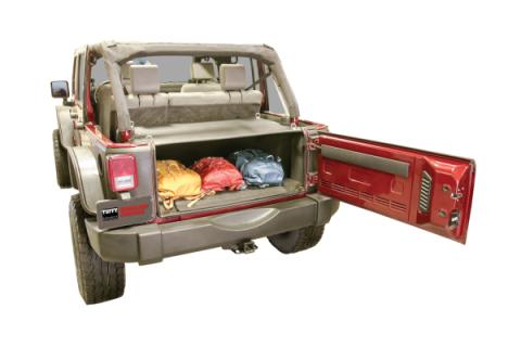 Premium Cargo Enclosure - 07-10 Wrangler JK 4-Door Mounting Kit 310-ALTMNT May Be Required Black Tuffy Security Products