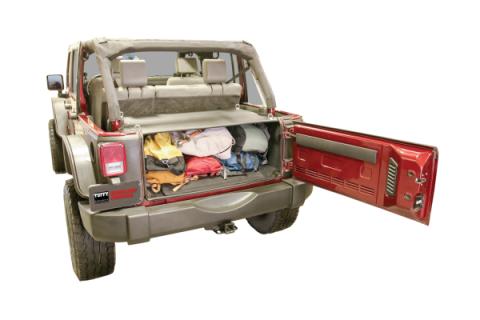 Premium Cargo Enclosure - 07-10 Wrangler JK 4-Door Mounting Kit 310-ALTMNT May Be Required Black Tuffy Security Products