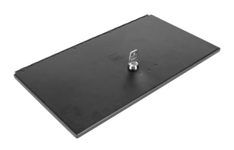 In-Floor Locking Cargo Lid 09-10 Ram 1500 11-18 1500 9 1500 Classic 10-22 2500/3500 Crew Cab Exc.Mega Cab Black Tuffy Security Products