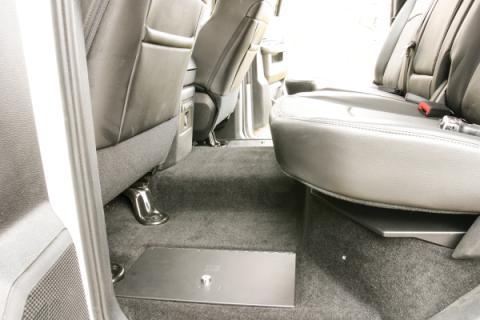 In-Floor Locking Cargo Lid 09-10 Ram 1500 11-18 1500 9 1500 Classic 10-22 2500/3500 Crew Cab Exc.Mega Cab Black Tuffy Security Products