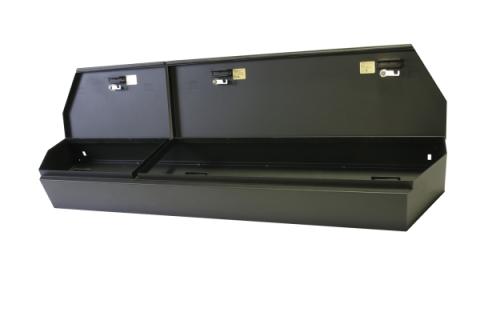 Rear Underseat Lockbox - 07-21 Tundra w/ Double Crew Cab Excludes CrewMax Black Tuffy Security Products
