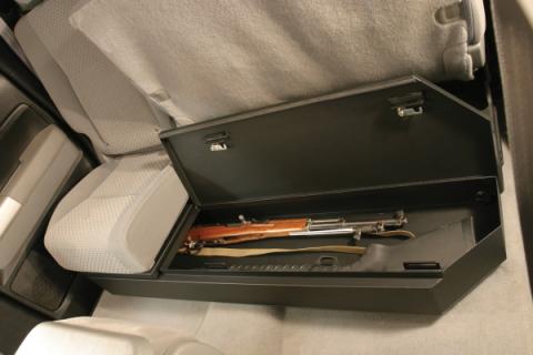 Rear Underseat Lockbox - 07-21 Tundra w/ Double Crew Cab Excludes CrewMax Black Tuffy Security Products