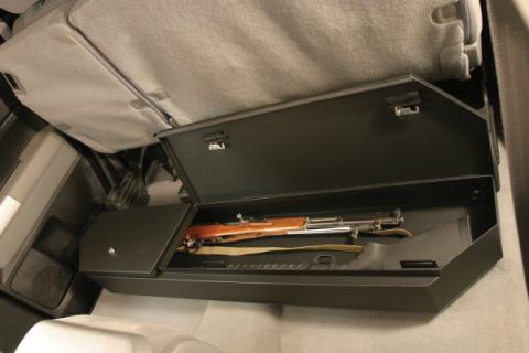 Rear Underseat Lockbox - 07-21 Tundra w/ Double Crew Cab Excludes CrewMax Black Tuffy Security Products