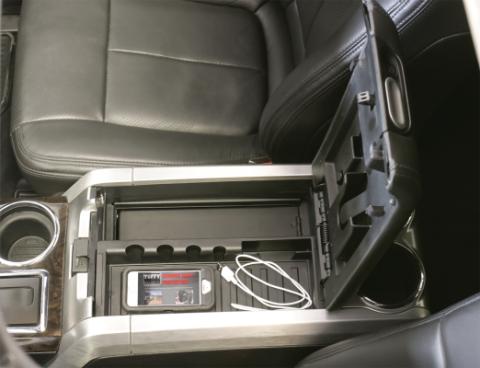 Console Safe - 09-14 F-150 w/o Full Floor Center Console w/ Flow-Thru Console Black Tuffy Security Products