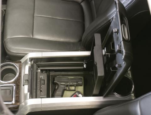 Console Safe - 09-14 F-150 w/o Full Floor Center Console w/ Flow-Thru Console Black Tuffy Security Products