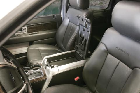 Console Safe - 09-14 F-150 w/o Full Floor Center Console w/ Flow-Thru Console Black Tuffy Security Products