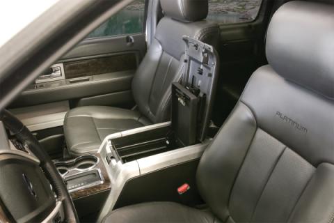 Console Safe - 09-14 F-150 w/o Full Floor Center Console w/ Flow-Thru Console Black Tuffy Security Products