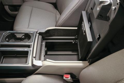 Console Safe 15-22 F-150 / 17-22 F-250/350 Super Duty w/ Flow-Thru Console Black Tuffy Security Products