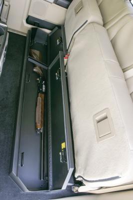 Rear Underseat Lockbox 15-22 F-150 17-22 F-250/350 Super Duty w/ Extended Cab Black Tuffy Security Products
