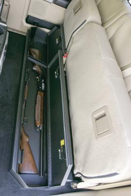 Rear Underseat Lockbox 15-22 F-150 17-22 F-250/350 Super Duty w/ Extended Cab Black Tuffy Security Products