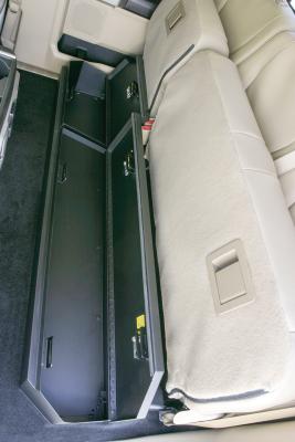 Rear Underseat Lockbox 15-22 F-150 17-22 F-250/350 Super Duty w/ Extended Cab Black Tuffy Security Products