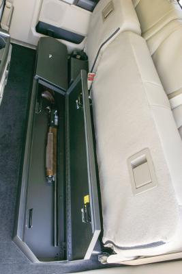 Rear Underseat Lockbox 15-22 F-150 17-22 F-250/350 Super Duty w/ Extended Cab Black Tuffy Security Products