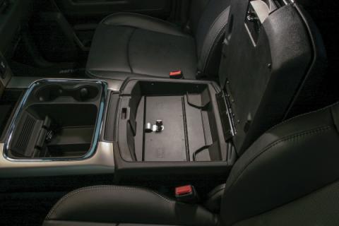 Console Safe 09-10 Ram 1500 11-18 1500 19 1500 Classic 10-21 2500/3500 w/ Fixed Floor Console w/o Installed Remote CD Player Black Tuffy Security Products