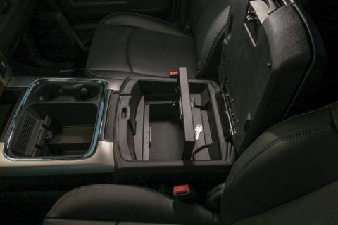 Console Safe 09-10 Ram 1500 11-18 1500 19 1500 Classic 10-21 2500/3500 w/ Fixed Floor Console w/o Installed Remote CD Player Black Tuffy Security Products