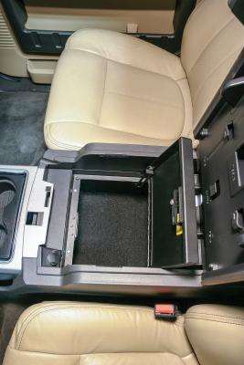 Console Safe - 11-16 F-250/350/450/550 Super Duty w/ Flow-Thru Console Black Tuffy Security Products