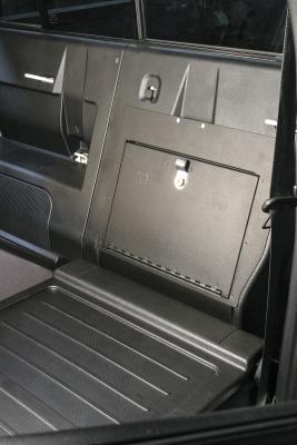 Rear Cubby Cover 05-22 Tacoma Crew Cab Black Tuffy Security Products
