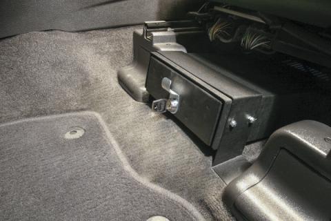 Front Underseat Drawer - 11-21 Explorer {Exc. Limited, Sport, ST} w/ Sufficient Mounting Space Black Tuffy Security Products