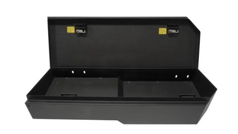 Rear Underseat Lockbox - 07-19 Silverado/Sierra 1500 19 Old Body Style} / 07-19 2500HD/3500HD w/ Crew Cab 60% Length Black Tuffy Security Products