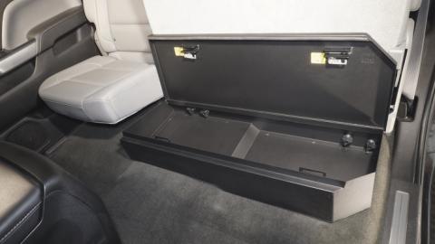 Rear Underseat Lockbox - 07-19 Silverado/Sierra 1500 19 Old Body Style} / 07-19 2500HD/3500HD w/ Crew Cab 60% Length Black Tuffy Security Products