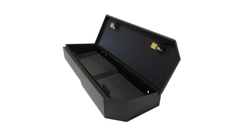 Rear Underseat Lockbox - 07-19 Silverado/Sierra 1500 19 Old Body Style} / 07-19 2500HD/3500HD w/ Crew Cab 60% Length Black Tuffy Security Products