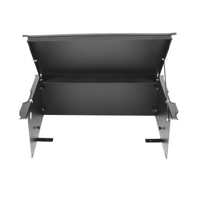 Deluxe Cargo Enclosure - 18-22 Wrangler JL {21-22 Exc. 4XE} w/o OEM Subwoofer Rear Seats Must Be Removed on 2-Door Models Black Tuffy Security Products