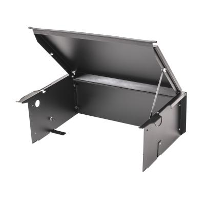 Deluxe Cargo Enclosure - 18-22 Wrangler JL {21-22 Exc. 4XE} w/o OEM Subwoofer Rear Seats Must Be Removed on 2-Door Models Black Tuffy Security Products