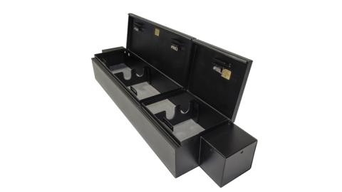 Rear Underseat Lockbox 19-22 Ram 1500 w/ Crew Cab Black Tuffy Security Products