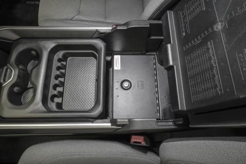 Console Safe 19-22 Ram 1500/2500/3500 w/ Fixed Floor Console w/o Sliding Console Trays with Cup Holder Lids Tuffy Security Products