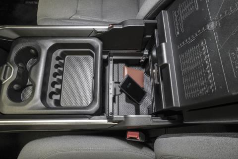 Console Safe 19-22 Ram 1500/2500/3500 w/ Fixed Floor Console w/o Sliding Console Trays with Cup Holder Lids Tuffy Security Products