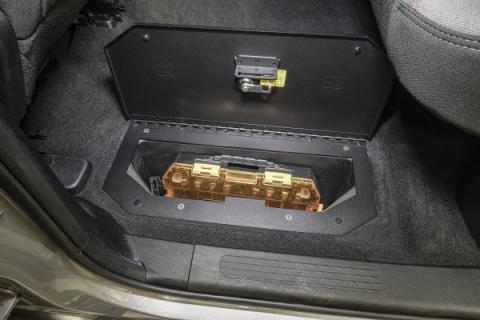 In-Floor Locking Cargo Lid 19-22 1500 Crew Cab {Exc. Classic} Black Tuffy Security Products
