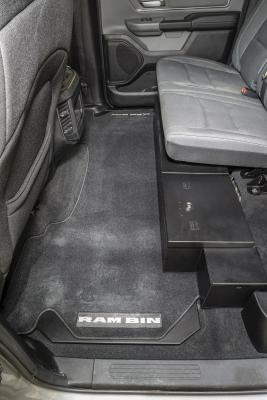 In-Floor Locking Cargo Lid 19-22 1500 Crew Cab {Exc. Classic} Black Tuffy Security Products