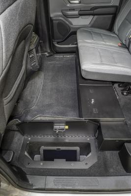 In-Floor Locking Cargo Lid 19-22 1500 Crew Cab {Exc. Classic} Black Tuffy Security Products