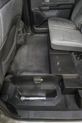 In-Floor Locking Cargo Lid 19-22 1500 Crew Cab {Exc. Classic} Black Tuffy Security Products