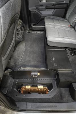 In-Floor Locking Cargo Lid 19-22 1500 Crew Cab {Exc. Classic} Black Tuffy Security Products