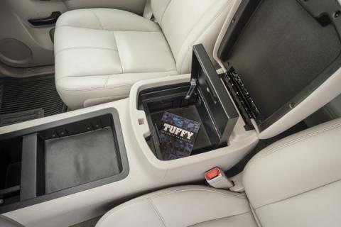 Console Safe - 07-13 Silverado/Sierra 1500 / 07-14 2500HD/3500HD/Suburban/Tahoe/Yukon/Yukon XL w/ Flow-Thru Console Black Tuffy Security Products